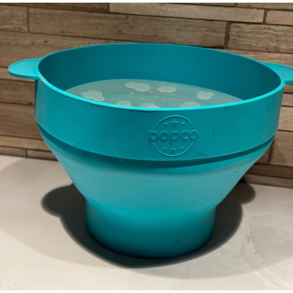 Microwave Silicone Popcorn Popper Maker Collapsible Bowl Hot Air Dishwasher Safe